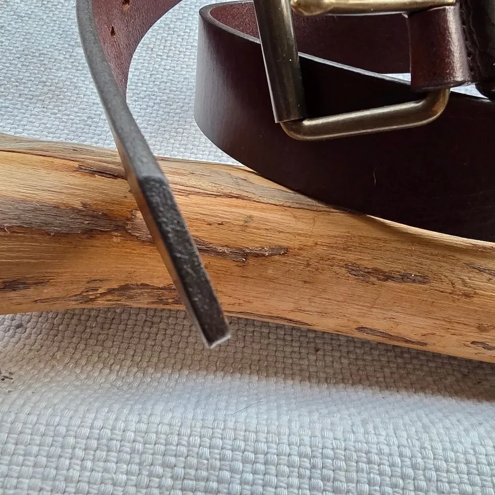 Allen Edmonds Brown Leather Belt